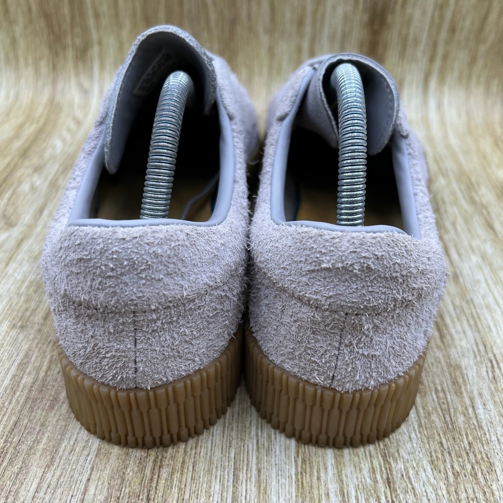 Adidas SambaRose Sneakers Women's Size 10 Gray Gum Suede Platform Shoes B37860 - Picture 4 of 10
